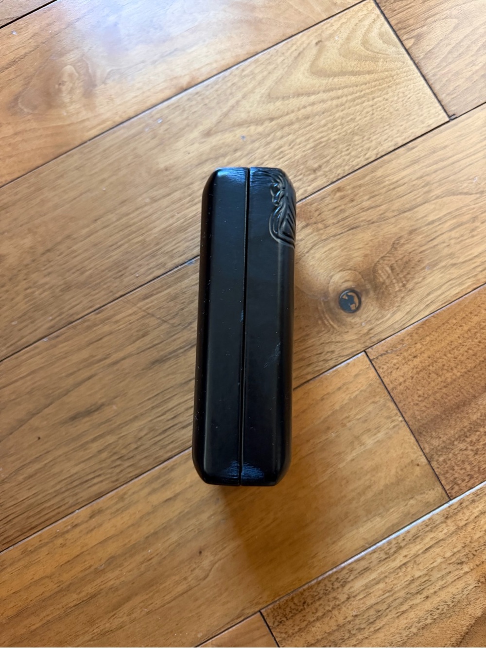 Vintage Gianni Versace Black Hard Clamshell Glasses Case Embossed Medusa Head - Picture 5 of 9